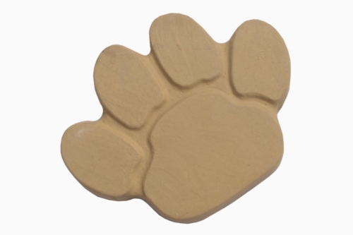 Animal Paw Stepping Stones - Buff Gold